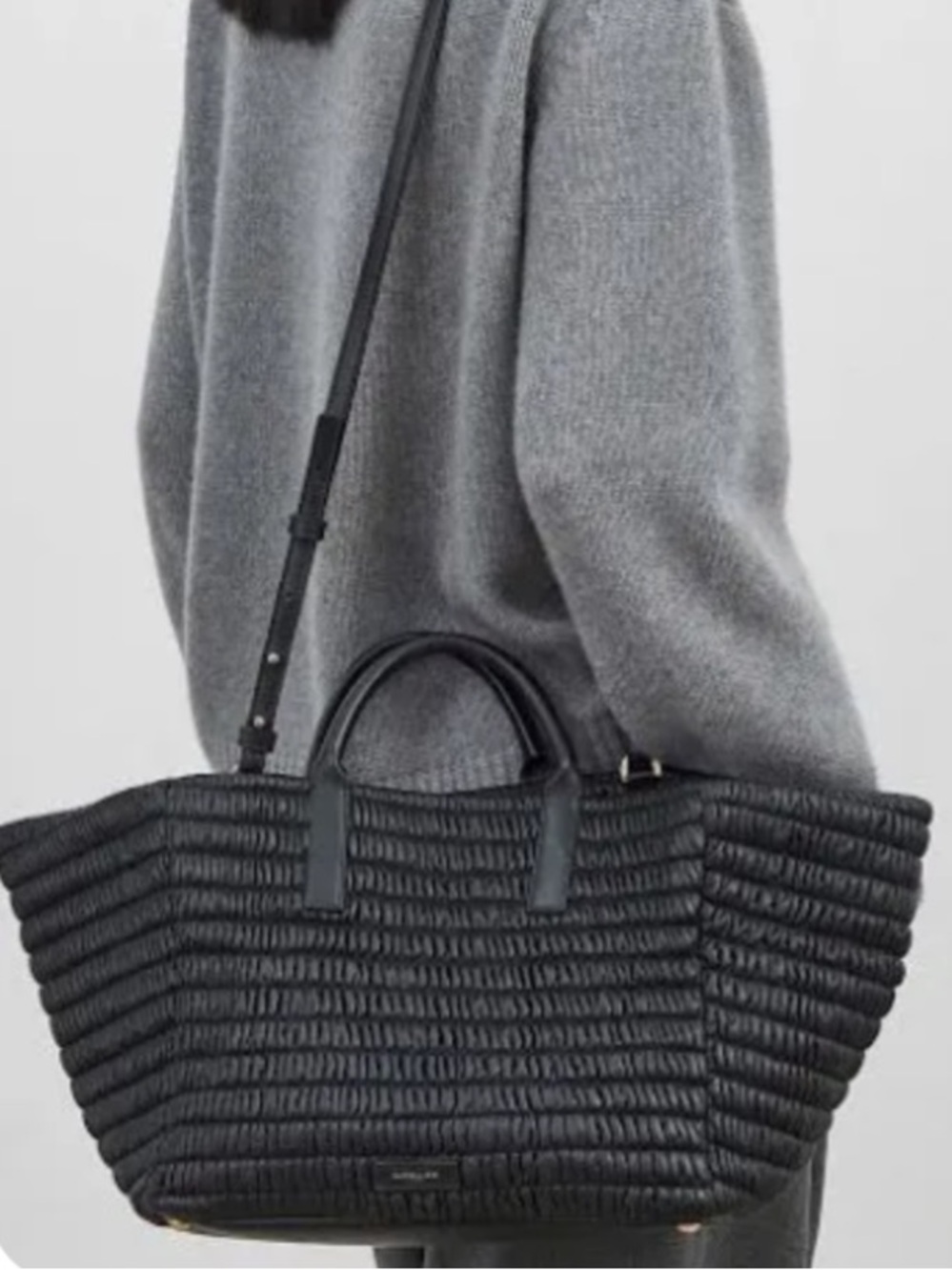 DeMellier Lisbon Canvas Tote Bag - Black